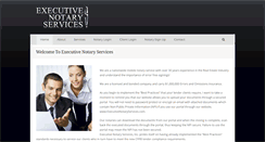 Desktop Screenshot of executivenotaryservices.com